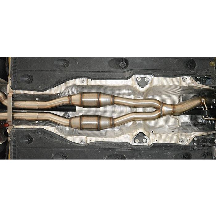 Tubes avant kit avec Catalyseur métallique Droite - Gauche