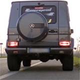 MERCEDES W463 G55 AMG V8 Kompressor -> Système d'échappement complète Supersprint 