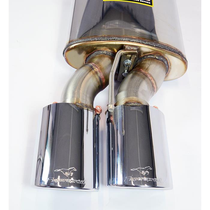 Silencieux arrière Droite 120x80 avec valve