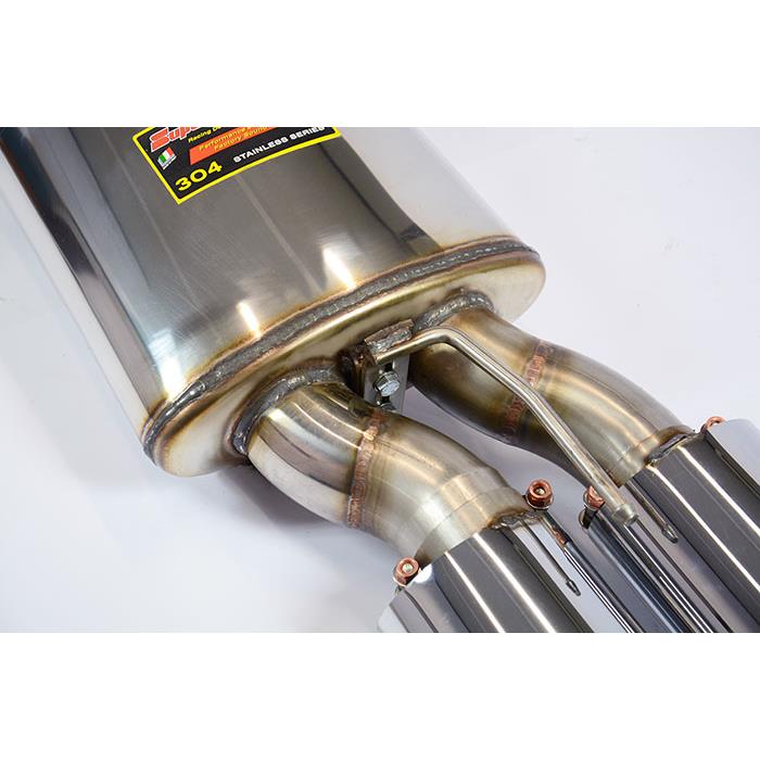 Silencieux arrière Gauche 120x80 avec valve
