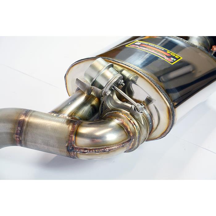 Silencieux arrière Gauche 120x80 avec valve