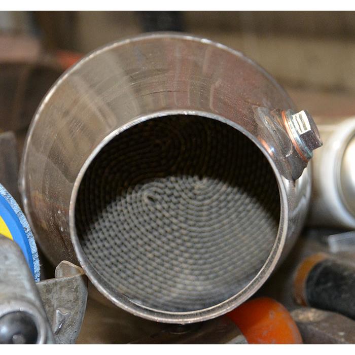 Tube avant LIGHTWEIGHT avec catalyseur métallique WRC 100 cellules