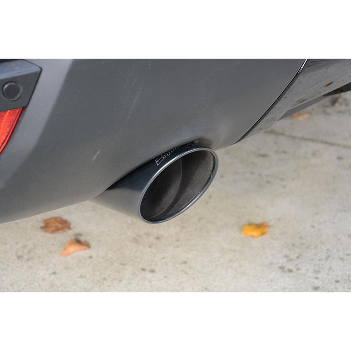 Tube de fuite Gauche Gun Metal Grey O120 (Suppression du silencieux)