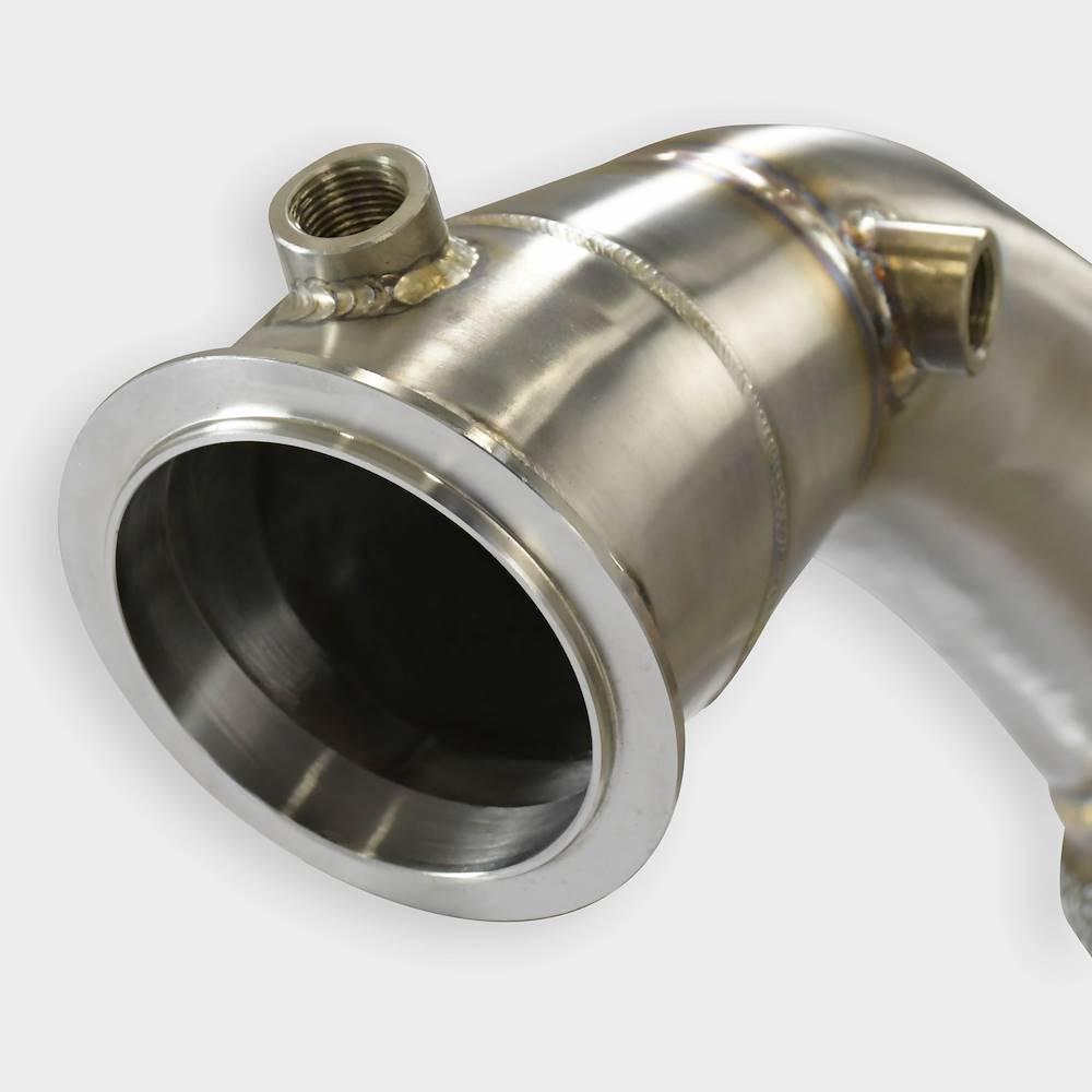 Kit tubi turbina Destro - Sinistro (sostituzione catalizzatore) Compatibile con impianto Cat.-Back di serie