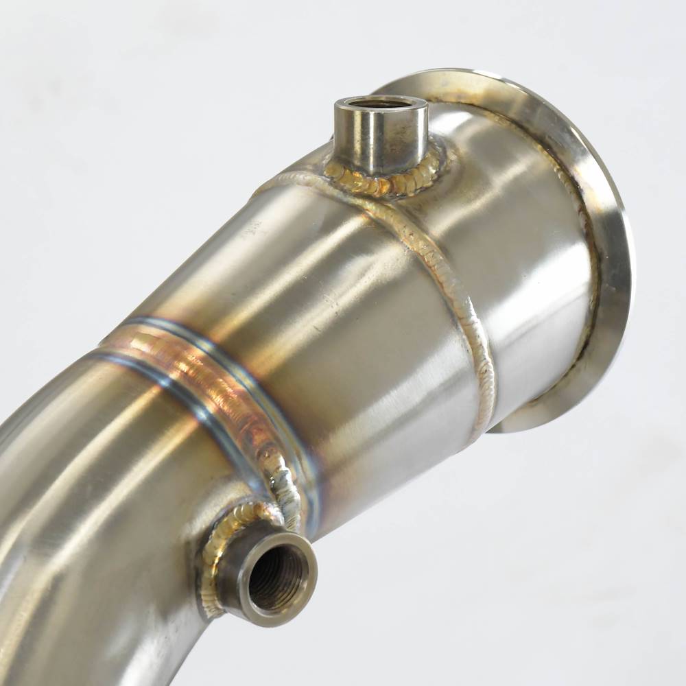 Turbo downpipe kit Derecho-Izquierdo (Reemplaza catalizador) Accepts the stock Cat.-Back system