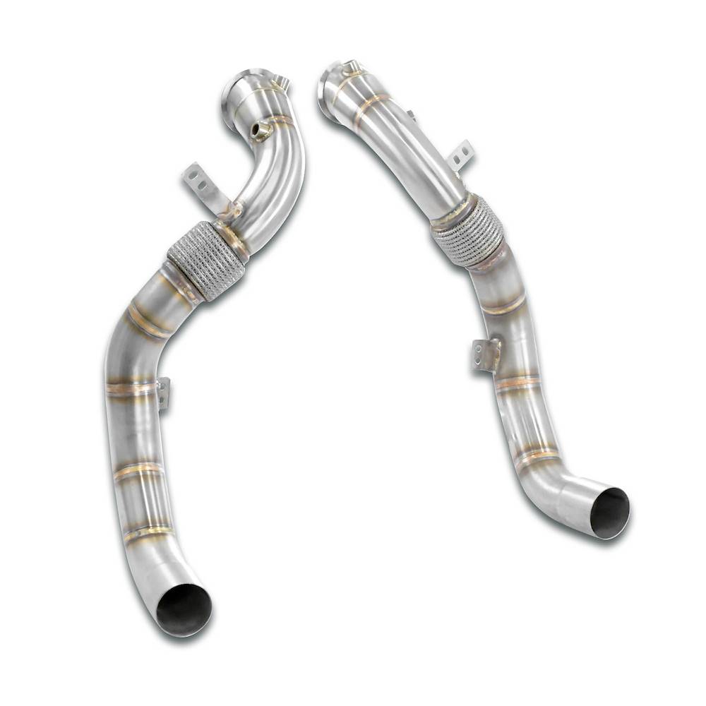 Kit tubi turbina Destro - Sinistro (sostituzione catalizzatore) Compatibile con impianto Cat.-Back di serie