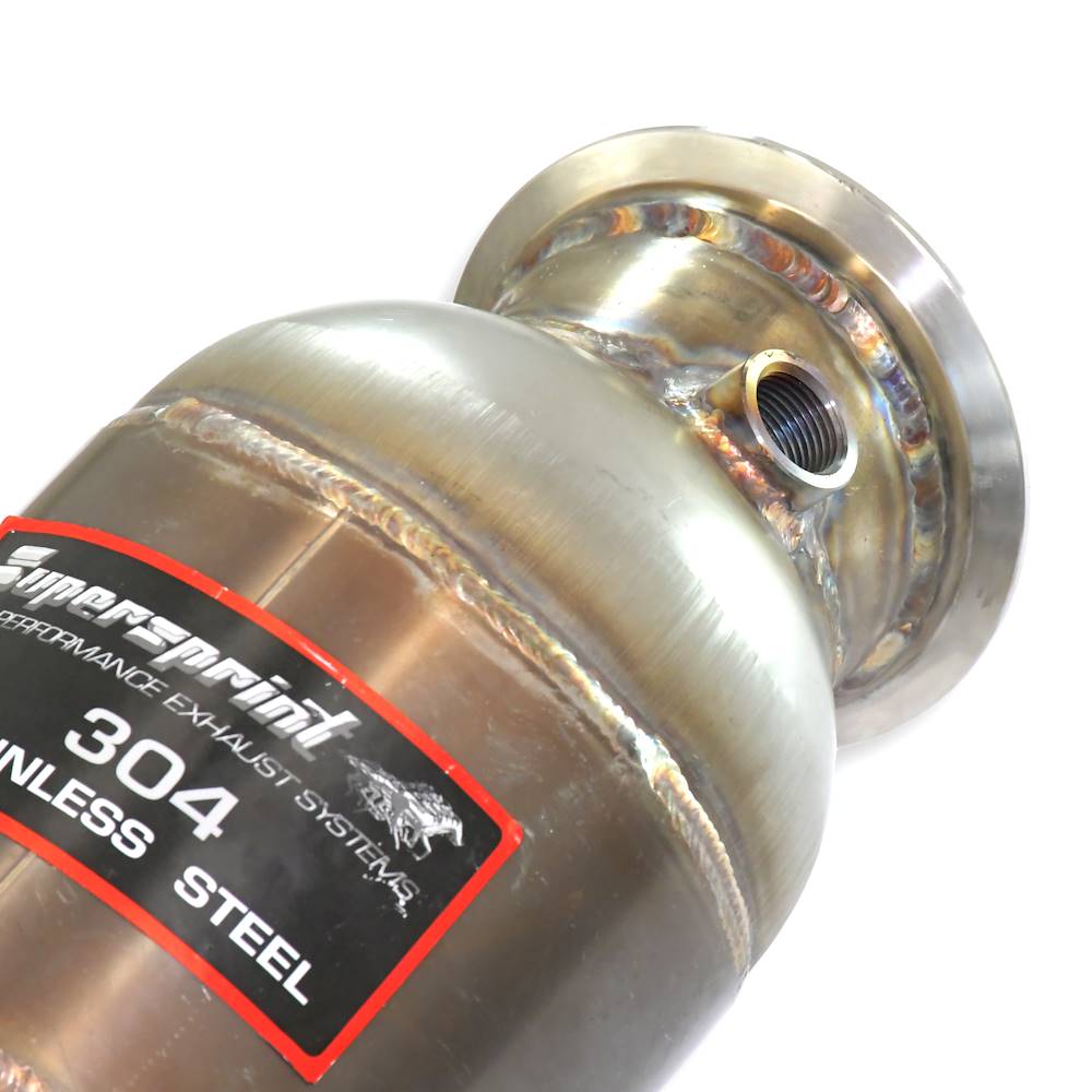Turbo downpipe kit +  Catalizador metalico izquierdo Accepts the stock Cat.-Back system