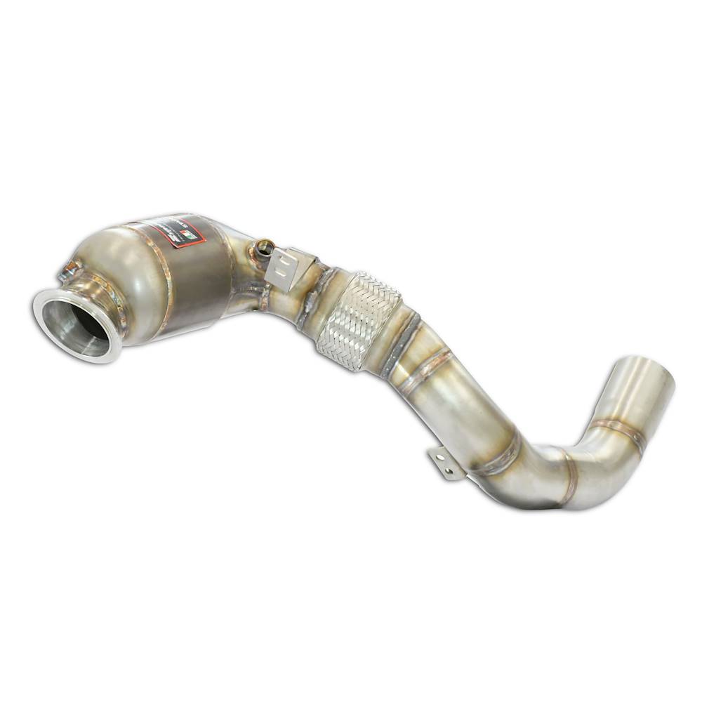 Turbo downpipe kit +  Catalizador metalico izquierdo Accepts the stock Cat.-Back system
