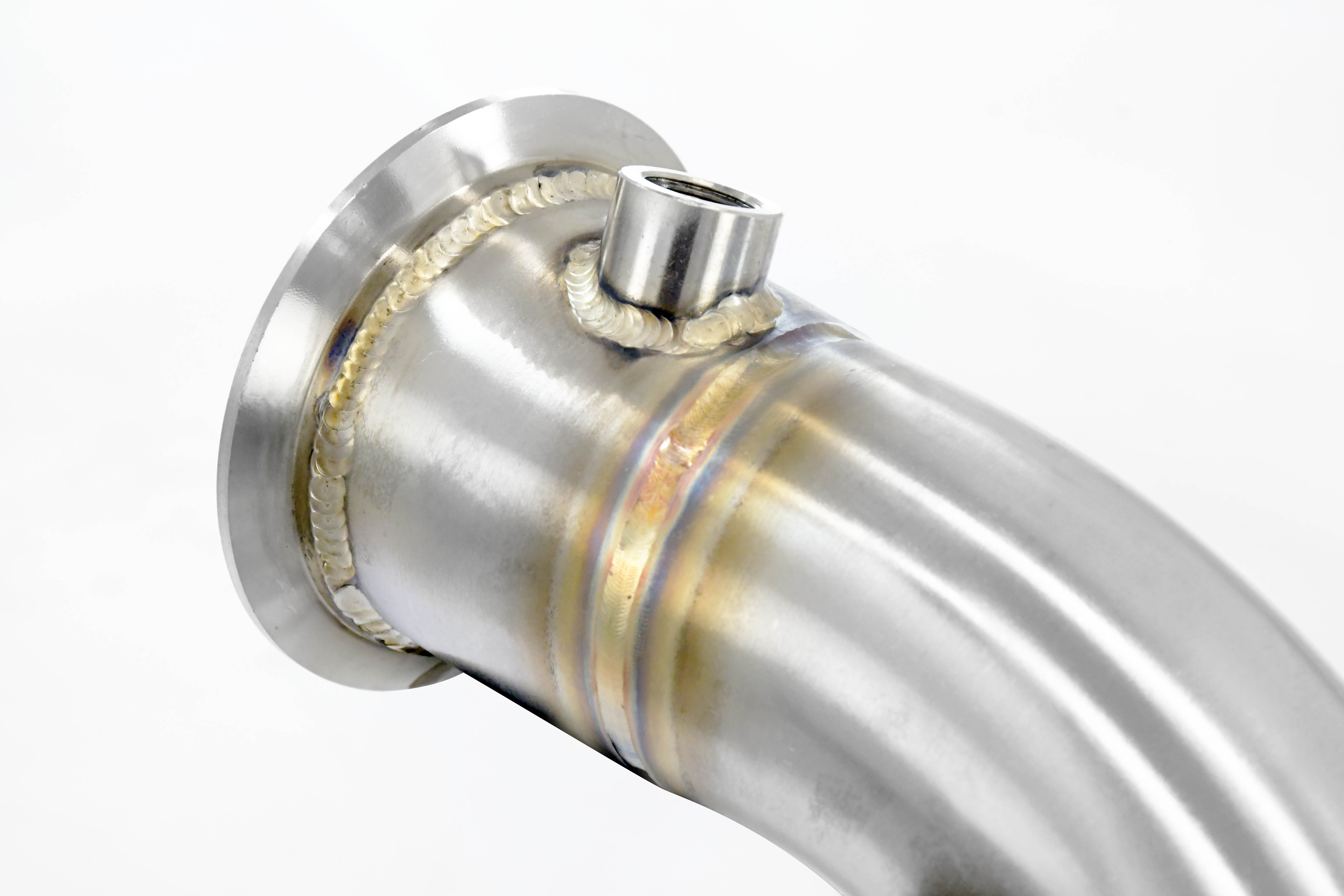 Turbo downpipe kit Right - Left  (Replaces catalytic converter) Accepts the stock Cat.-Back system