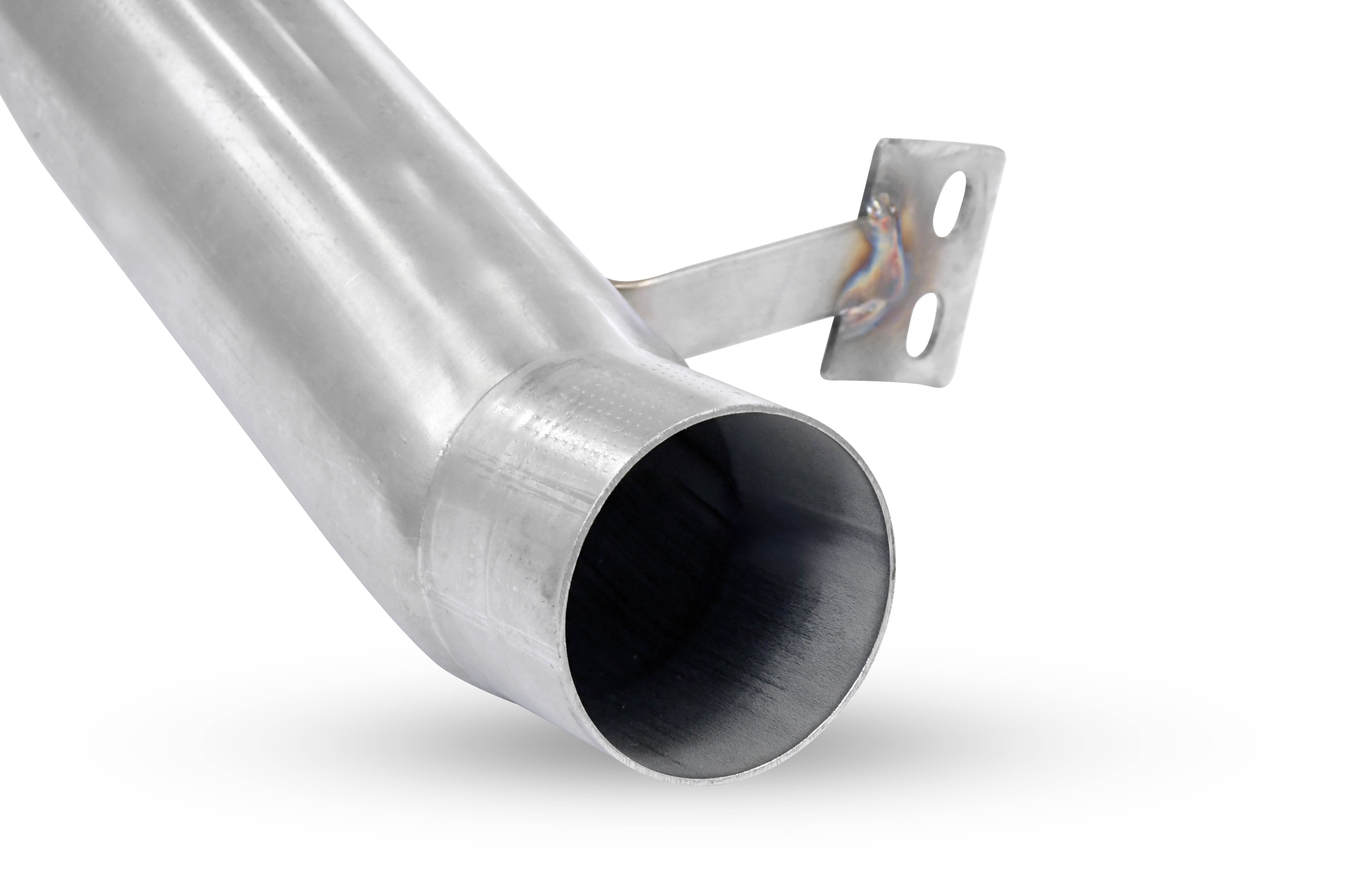Rohrsatz ab Turbolader + Sport Metallkatalysator Links 100CPSI Kompatibel mit den Serien ab-Kat Anlage