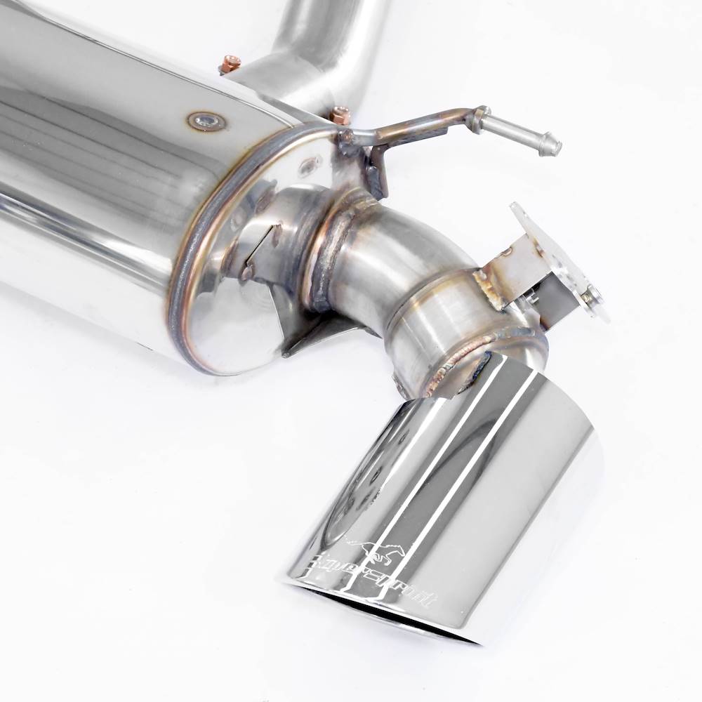Rear exhaust Right O120 - Left O120 with valve
