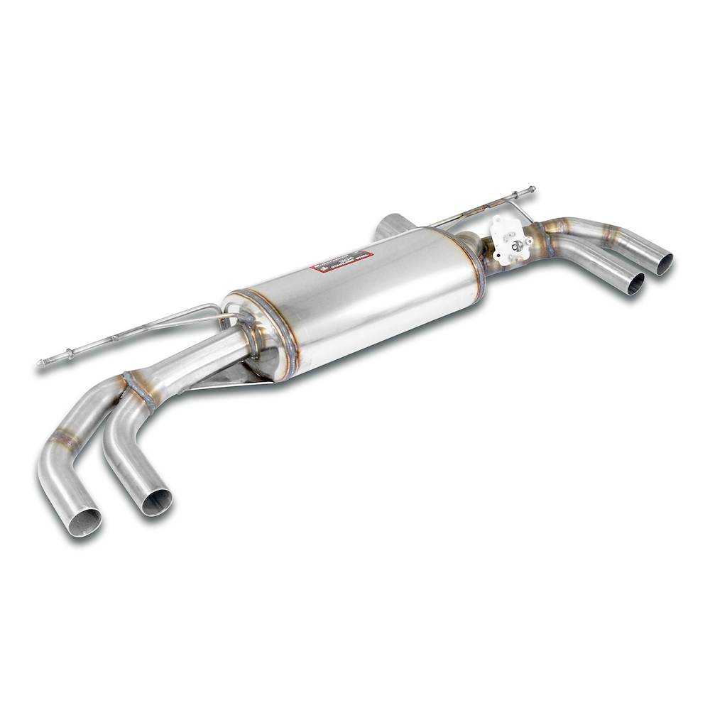 Rear exhaust right - left with valve