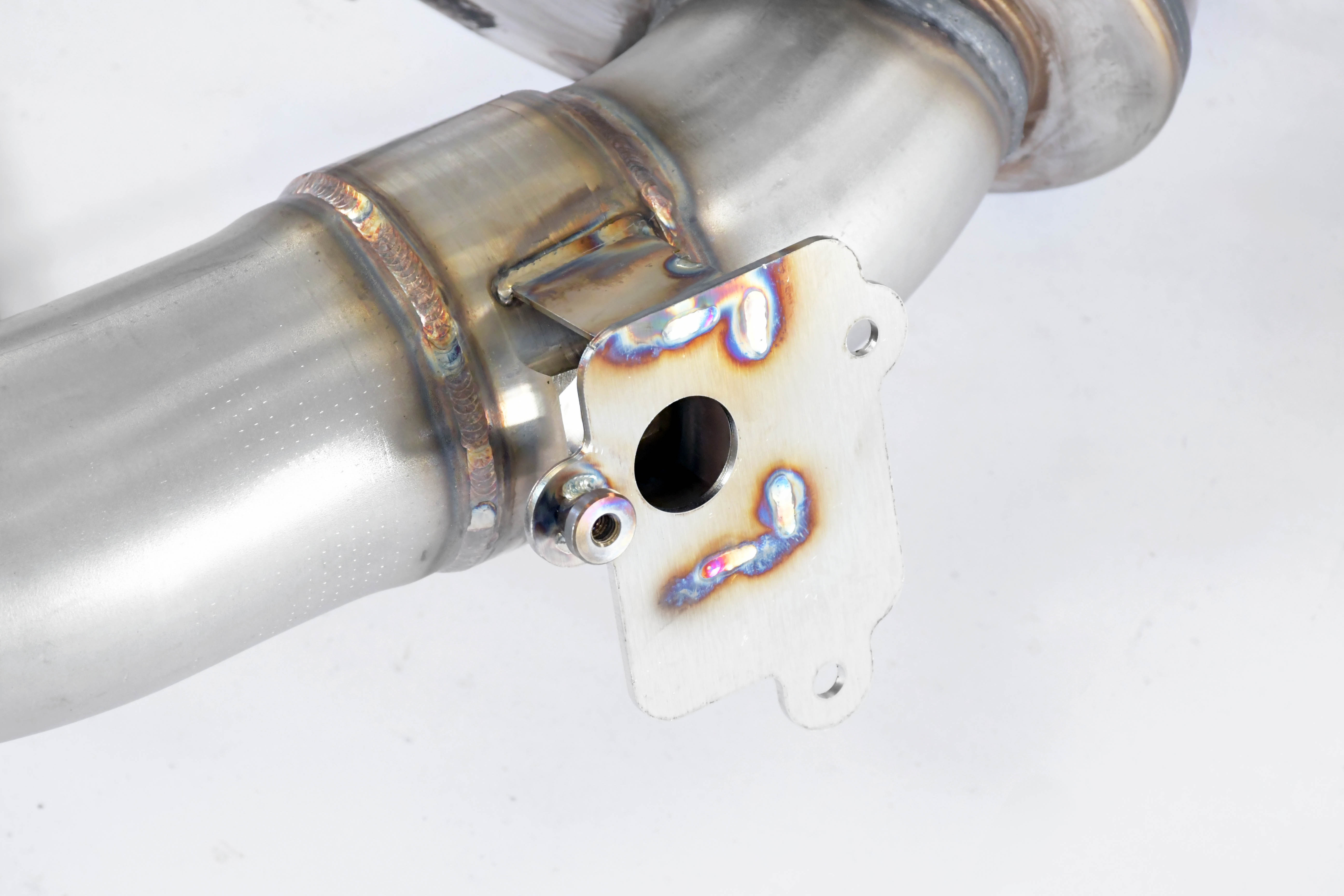 Rear exhaust Right - Left with valve (For OEM endpipes)