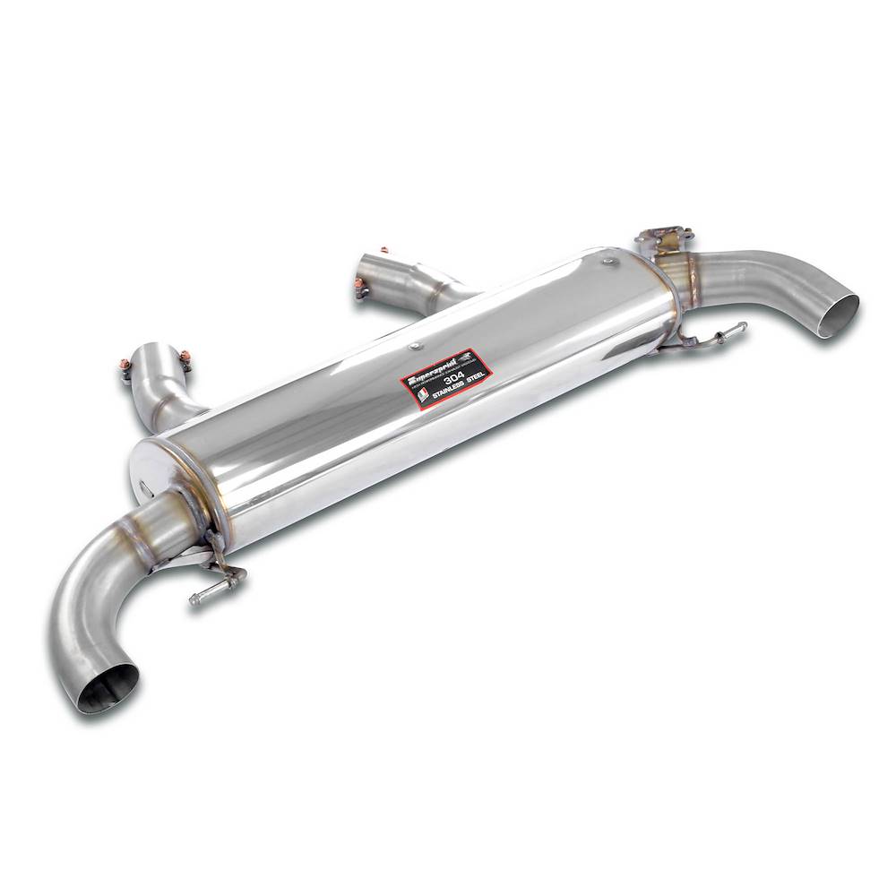 Rear exhaust Right - Left with valve (For OEM endpipes)