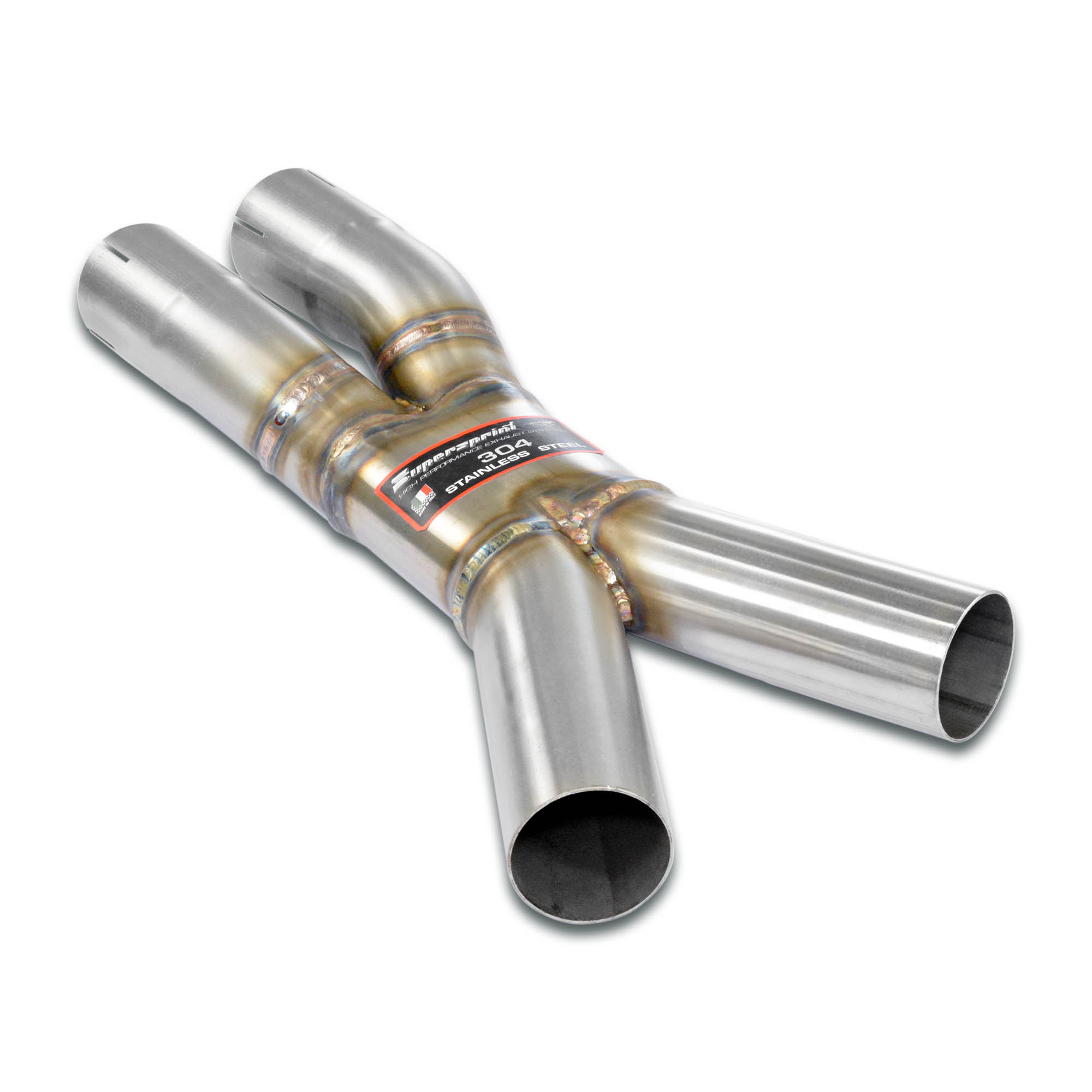 X-Pipe Package (Delete the OPF - mid resonator) For the Std - OEM rear muffler