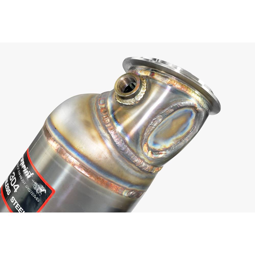 Downpipe + metallic catalytic right - left