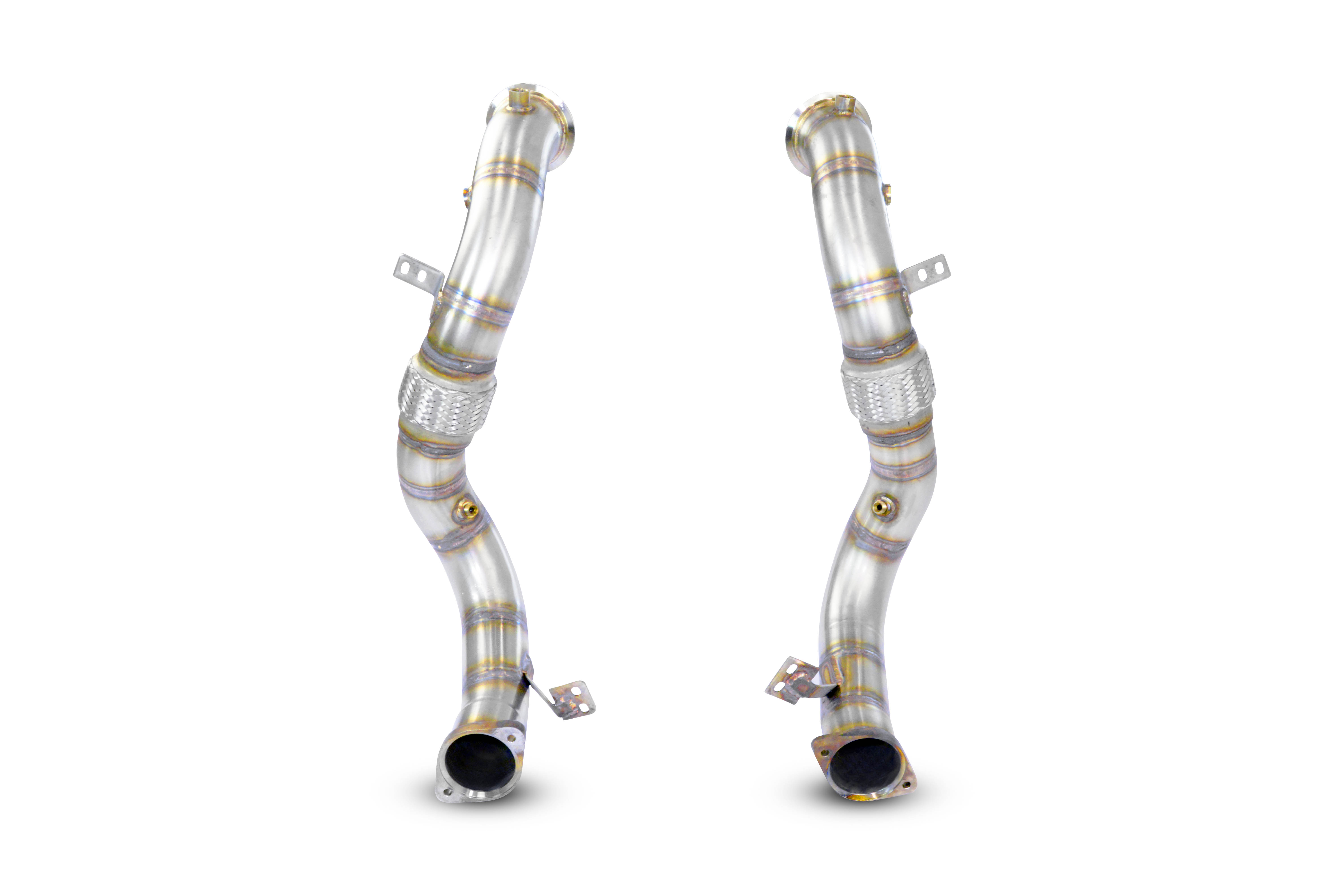 Downpipe kit Right - Left  (Replaces catalytic converter) 