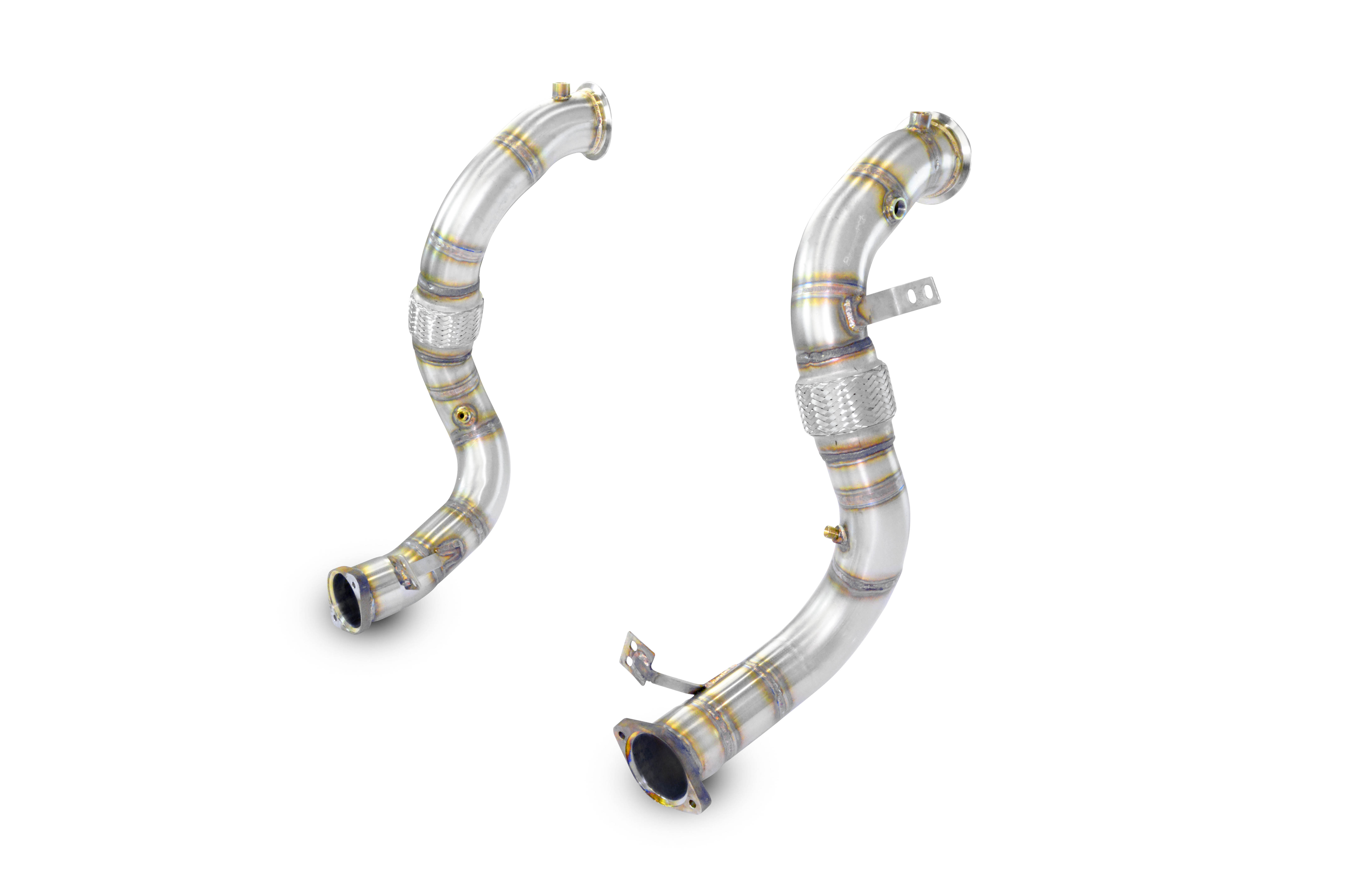 Downpipe kit Right - Left  (Replaces catalytic converter) 