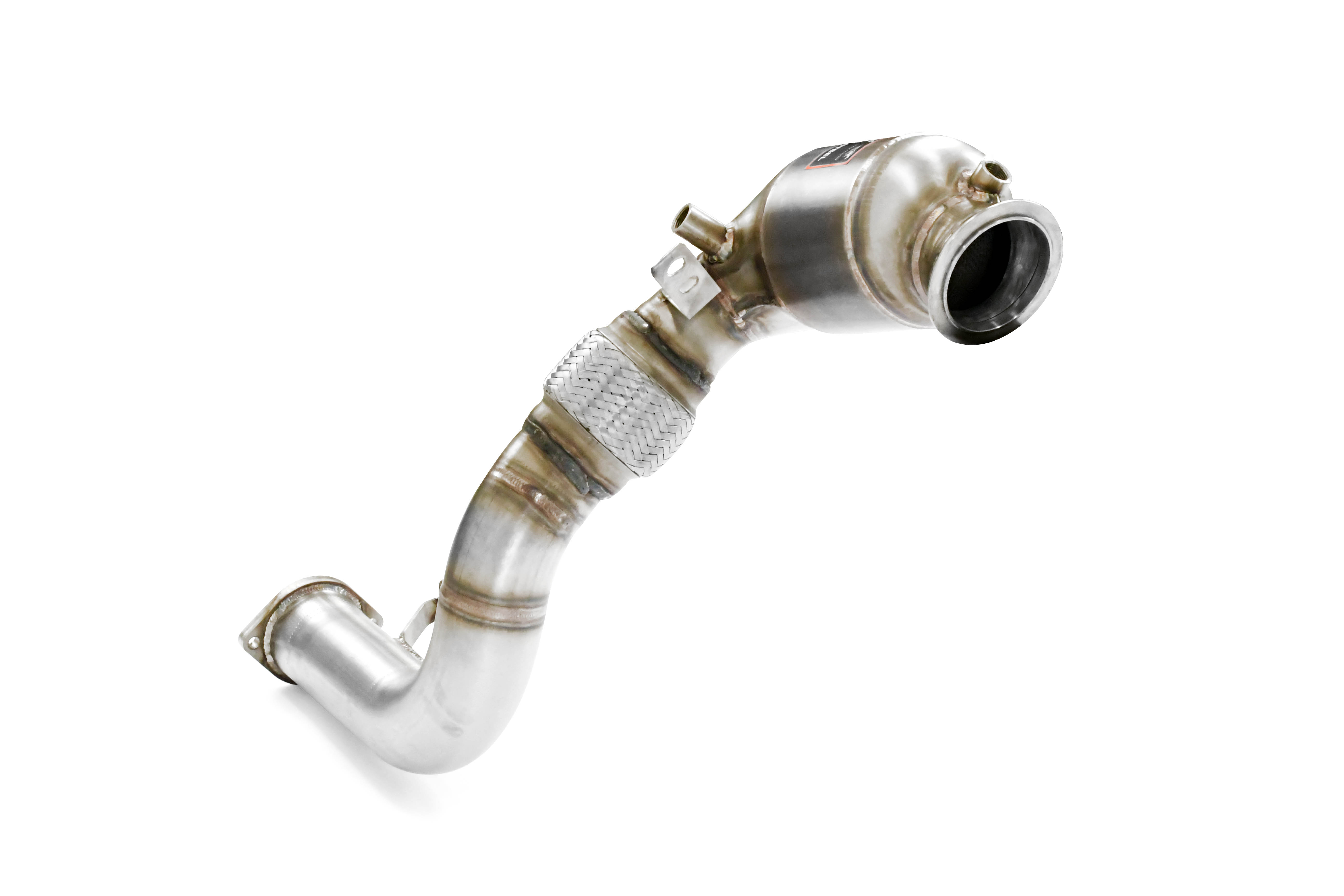 Downpipe + Catalyseur métallique Droite