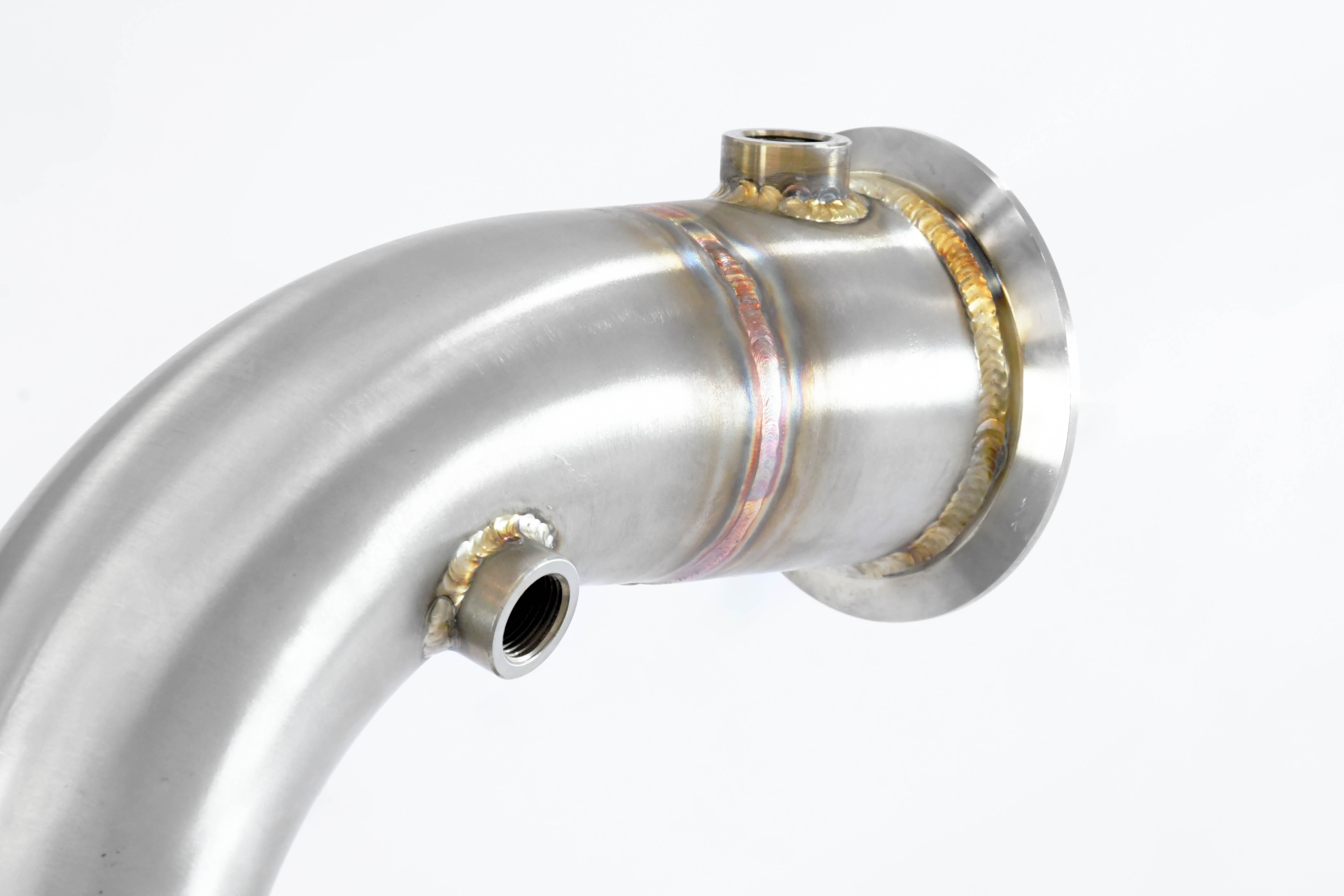 Turbo Descente tube Droite - Gauche  (Remplace le catalyseur primaire et secondaire) Compatible avec le catalyseurs tertiaires d'origine