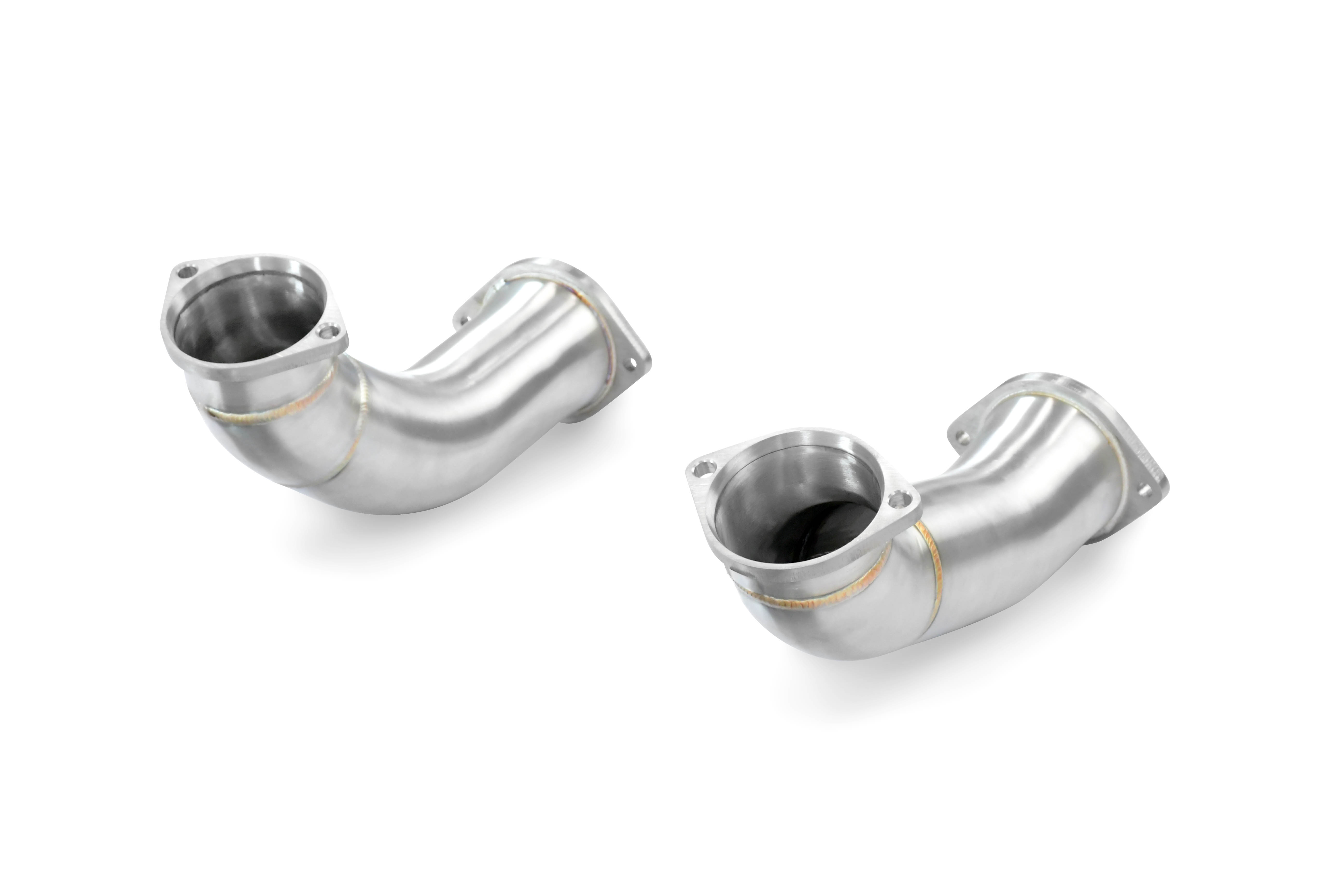Downpipe kit Right - Left (Replaces the secondary catalytic)