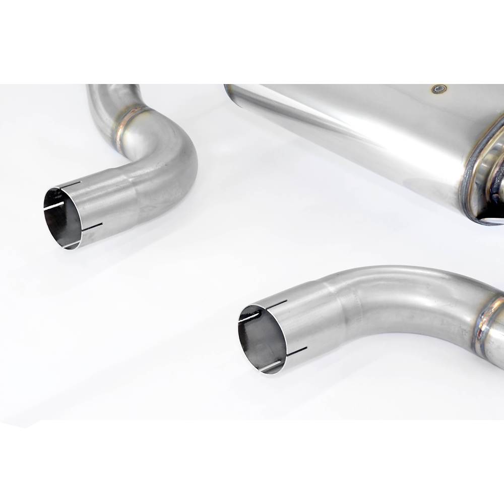 Rear exhaust right - left with valve