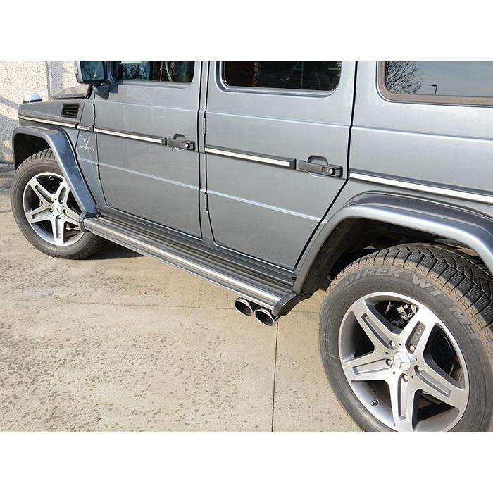 Rear exhaust Left 120x80 Racing