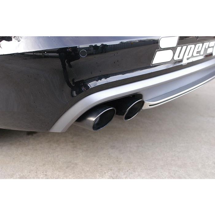 Tubo posteriore sinistro 100x75 Gun Metal Grey (Elimina silenziatore posteriore di serie)