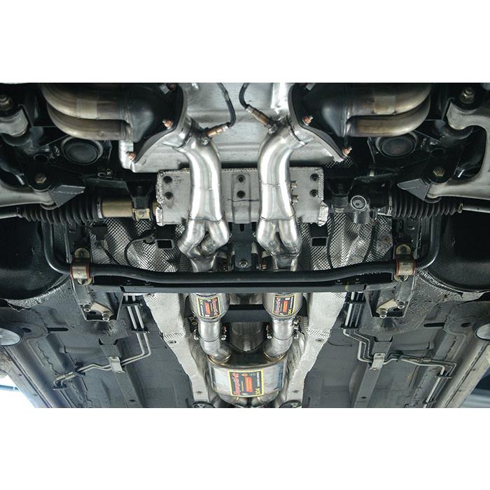 Tubo anteriore destro con catalizzatore metallico