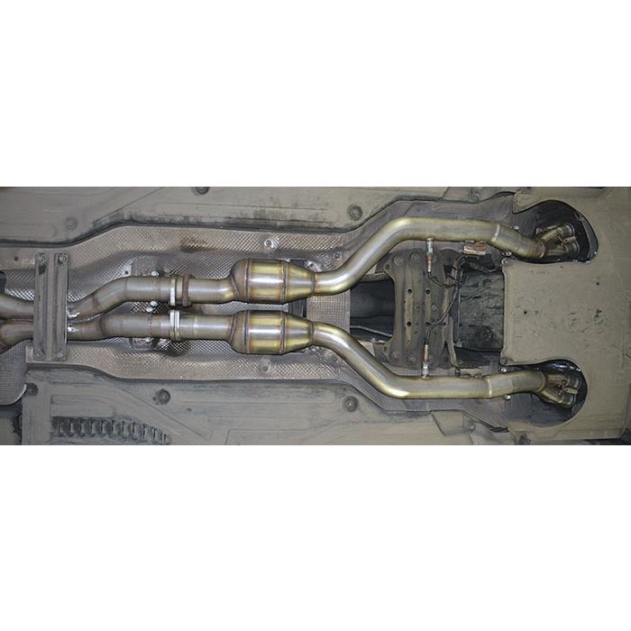 Front  Catalyseur métallique Droite