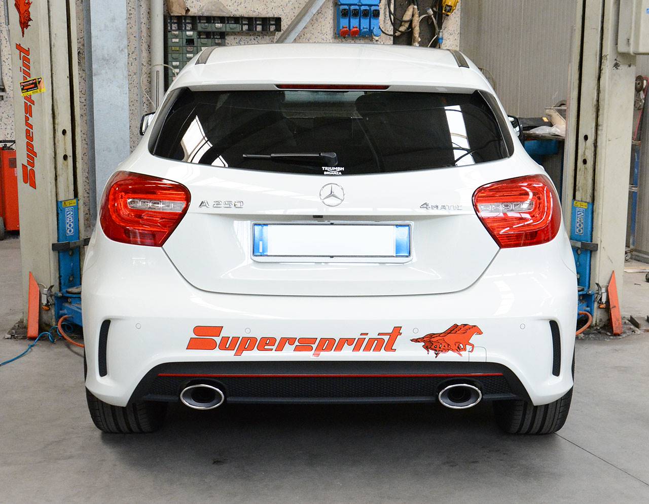 Endpipe kit Right 145x95 +  Left 145x95