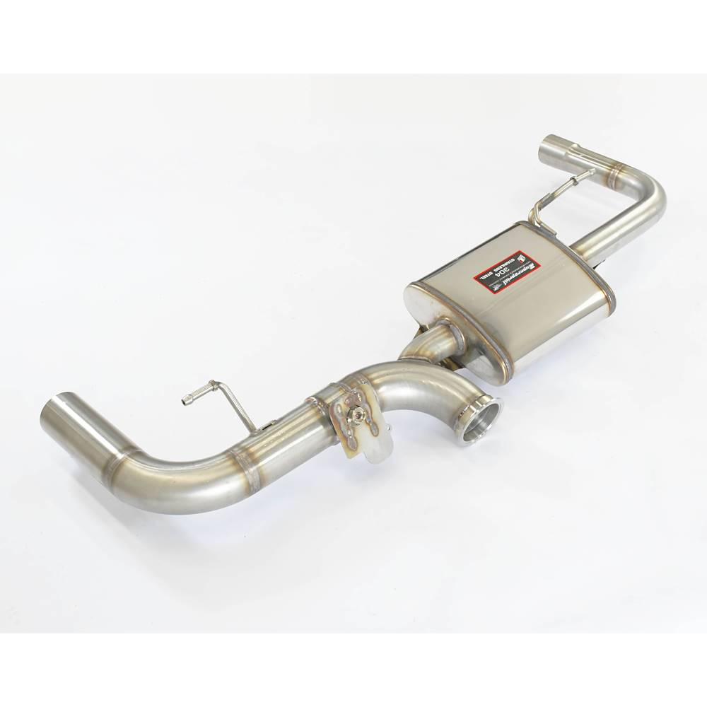 Dual Sound rear muffler right, with flap