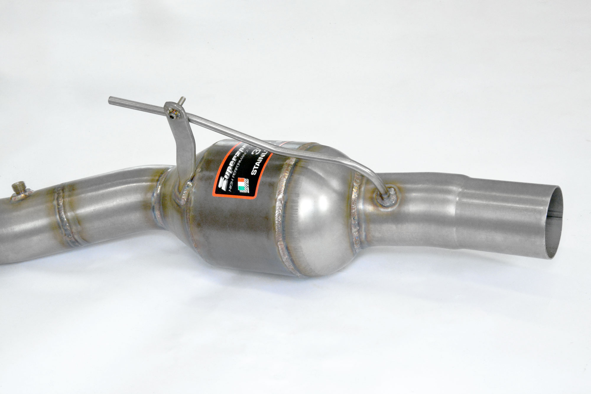 Downpipe Gauche + Catalyseur métallique (remplace pre-catalyseur)  