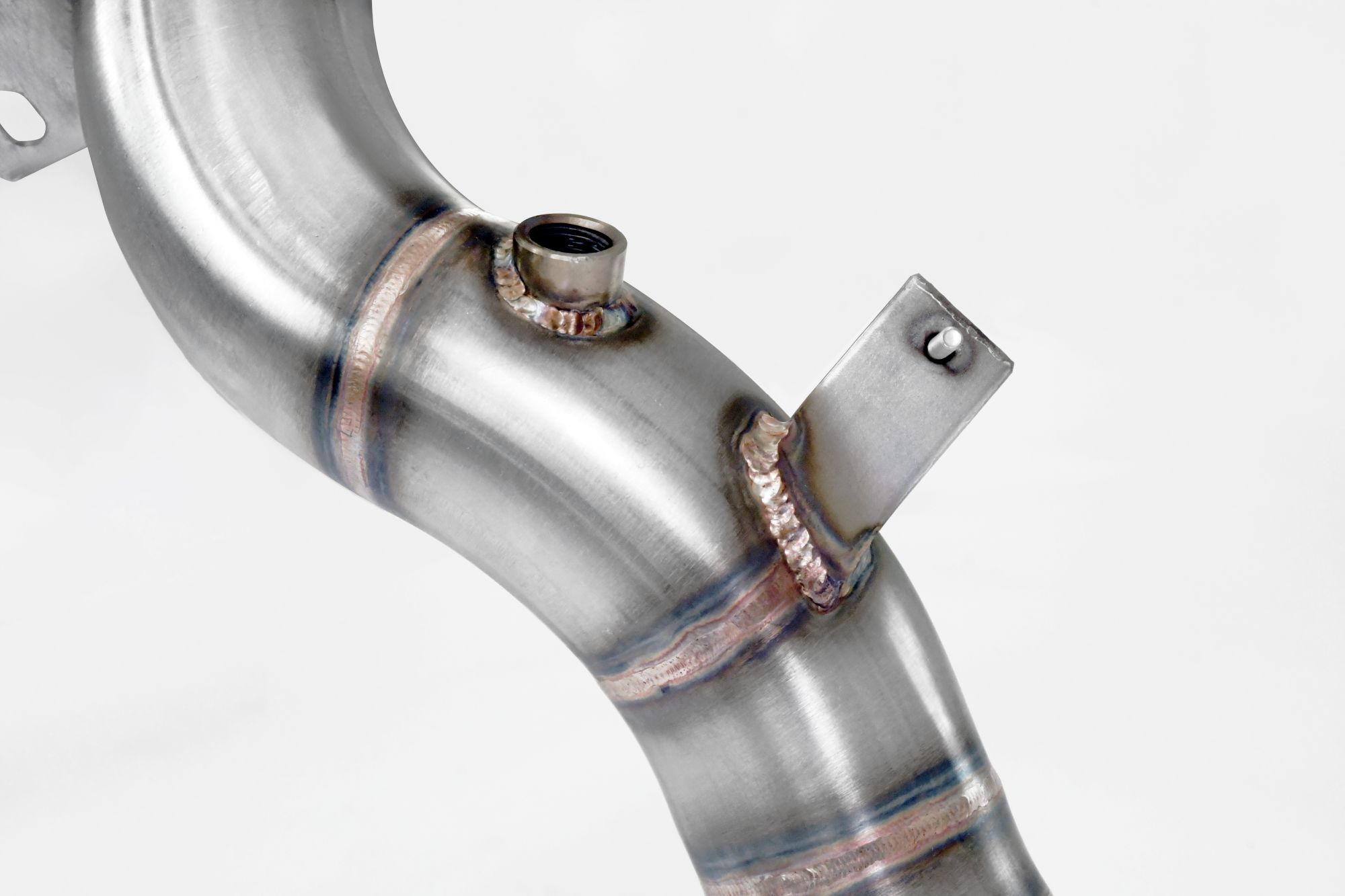 Descente tube Droite + Gauche (remplace catalyseur + GPF) Avec emplacements des sondes de pression / EGT