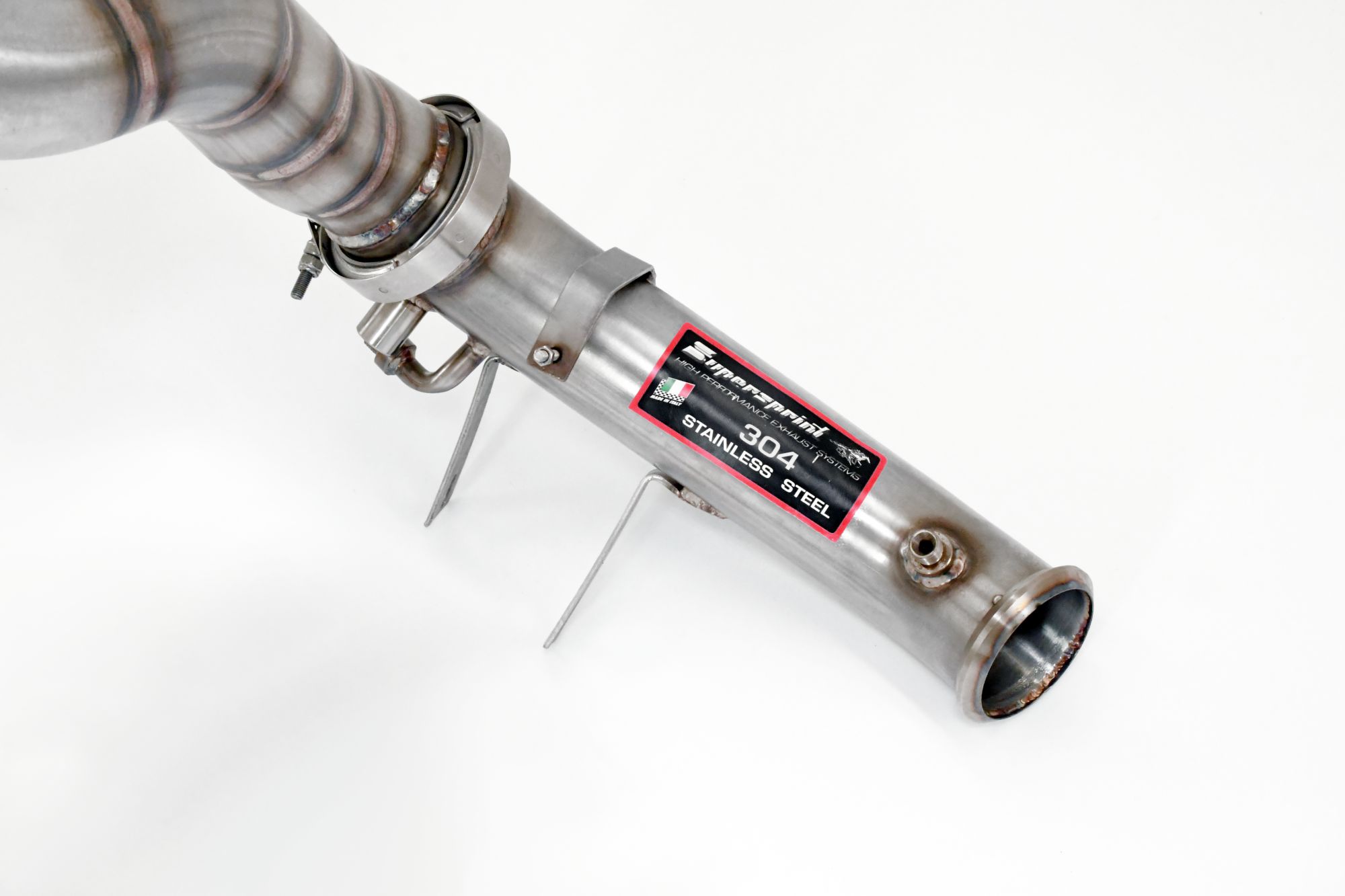 Descente tube Droite + Gauche (remplace catalyseur + GPF) Avec emplacements des sondes de pression / EGT