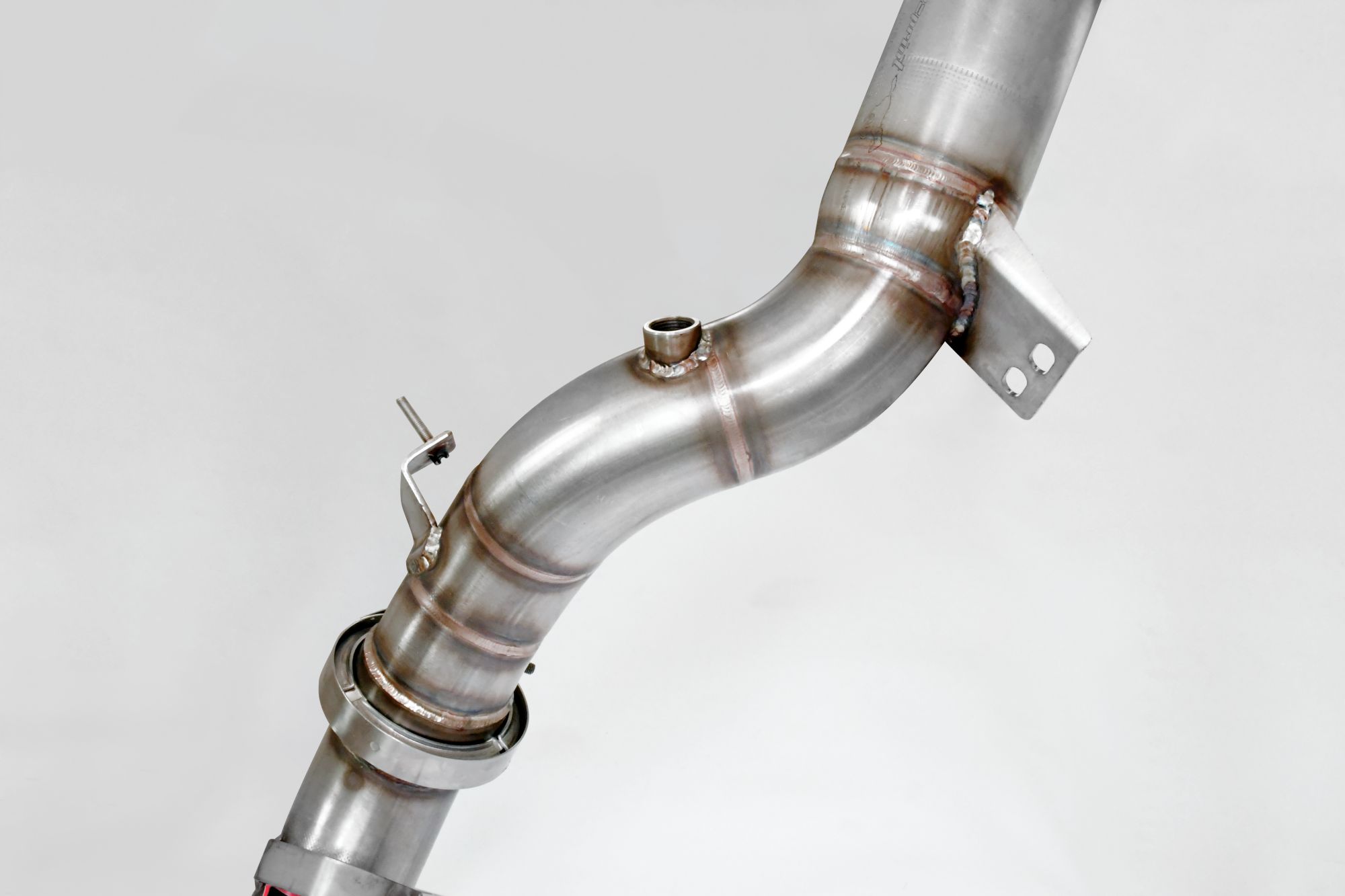 Downpipe kit Right + Left (Replaces catalytic converter + GPF) With bungs for the pressure sensor / EGT