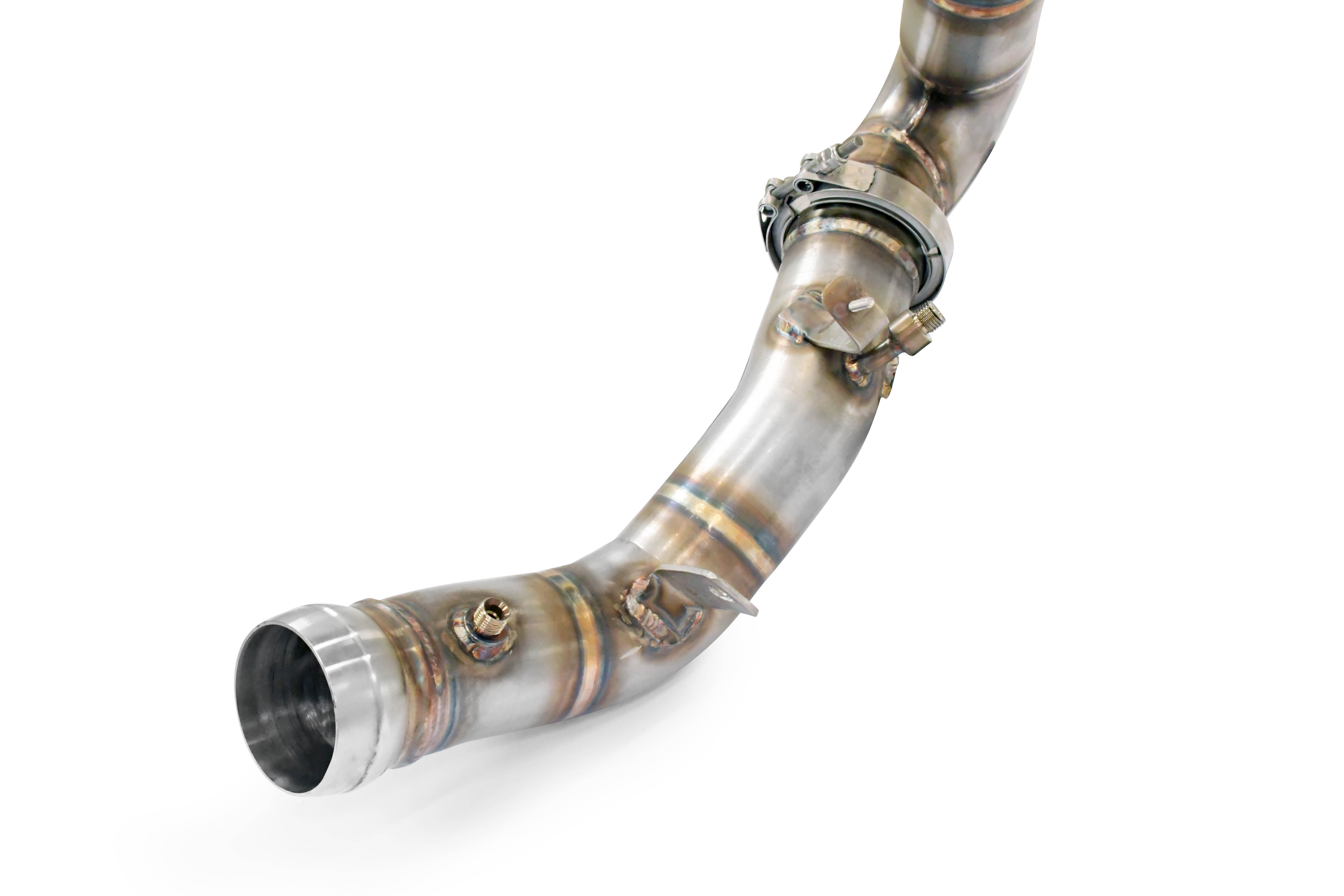 Downpipe Rechts + Links (Ersetzt den Primär- und  Sekundär-Kat + GPF)