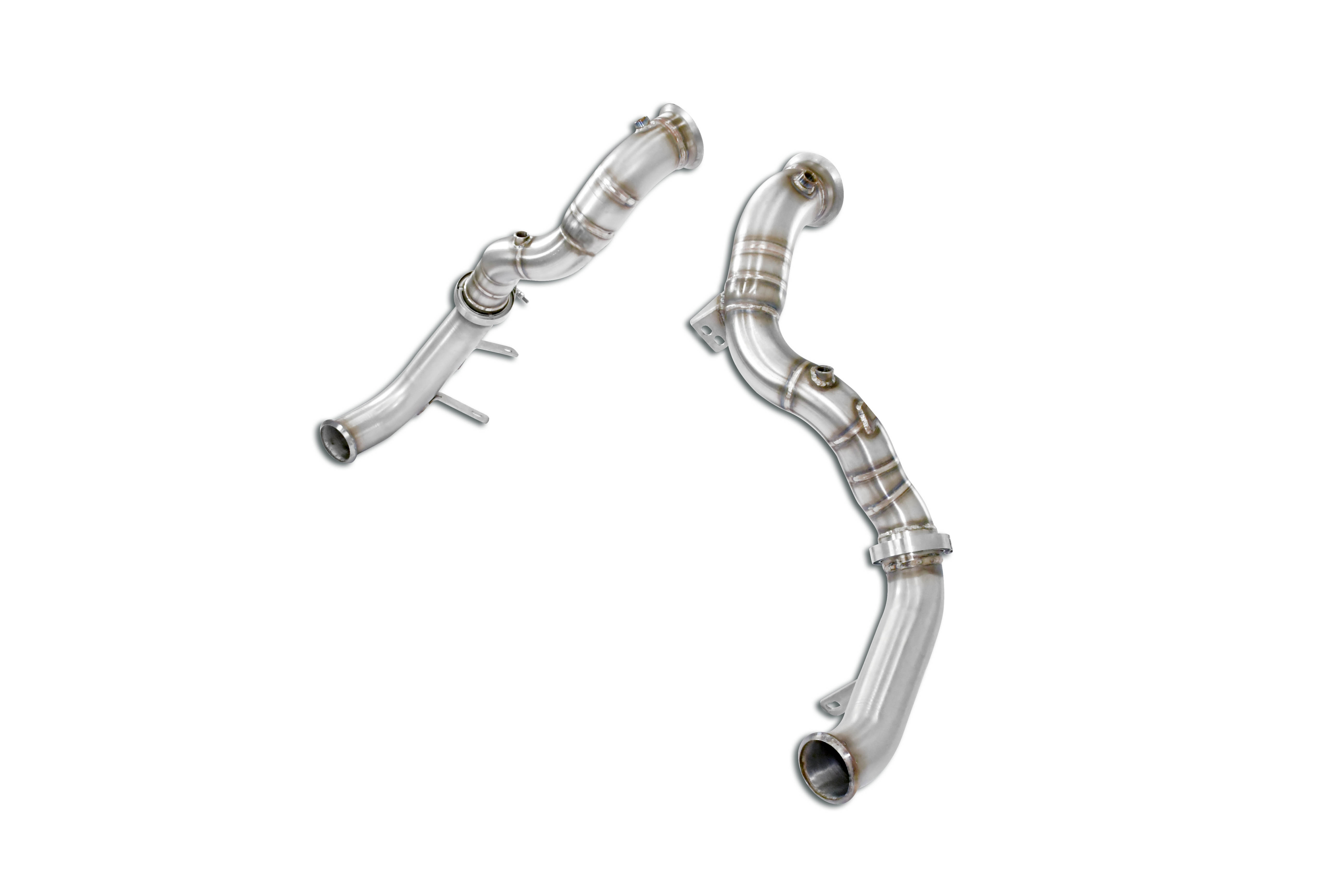 Downpipe kit Right - Left (Deletes the catalytic) 