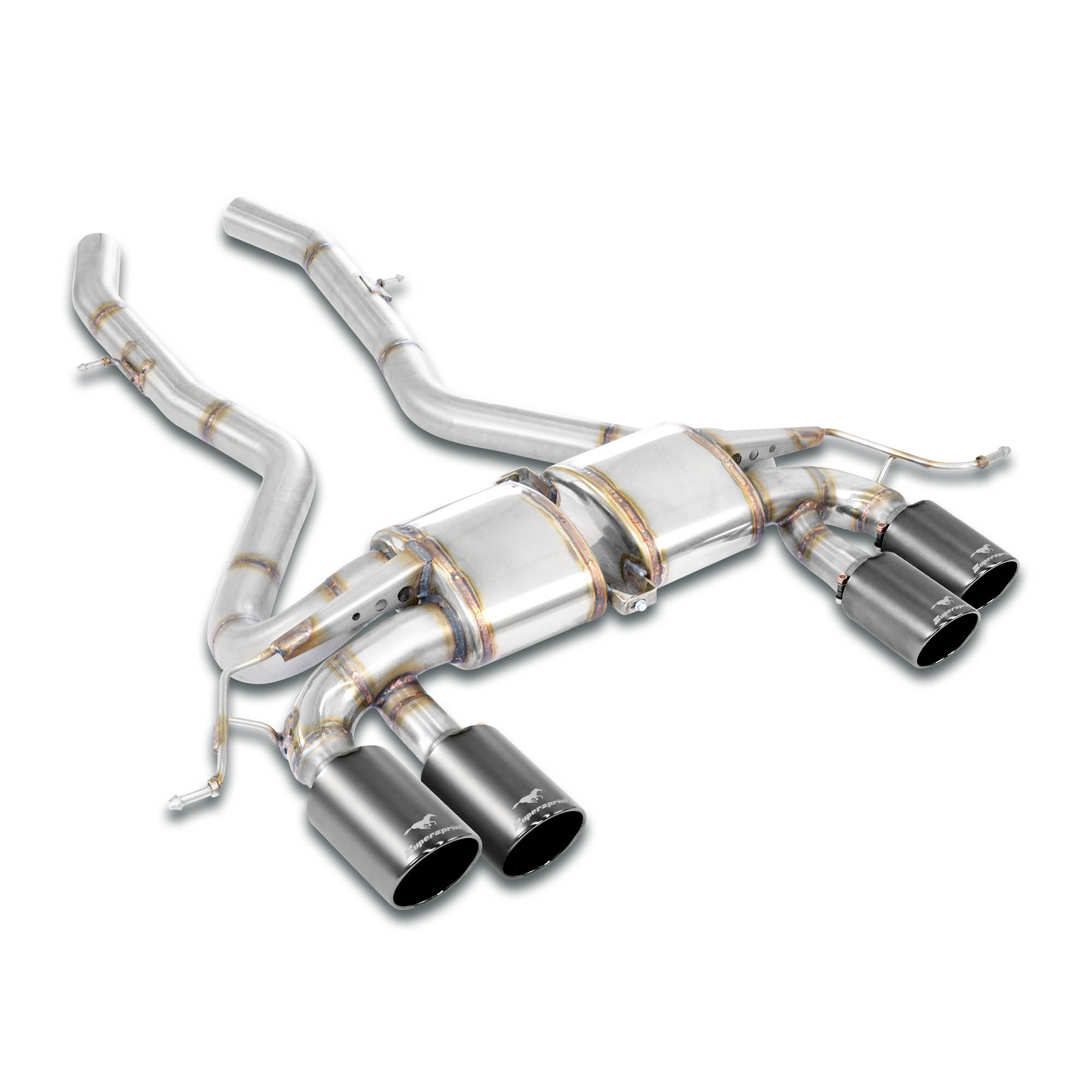J-Pipe Race Package - complete Deletes the secondary catalytics  + mid resonators
