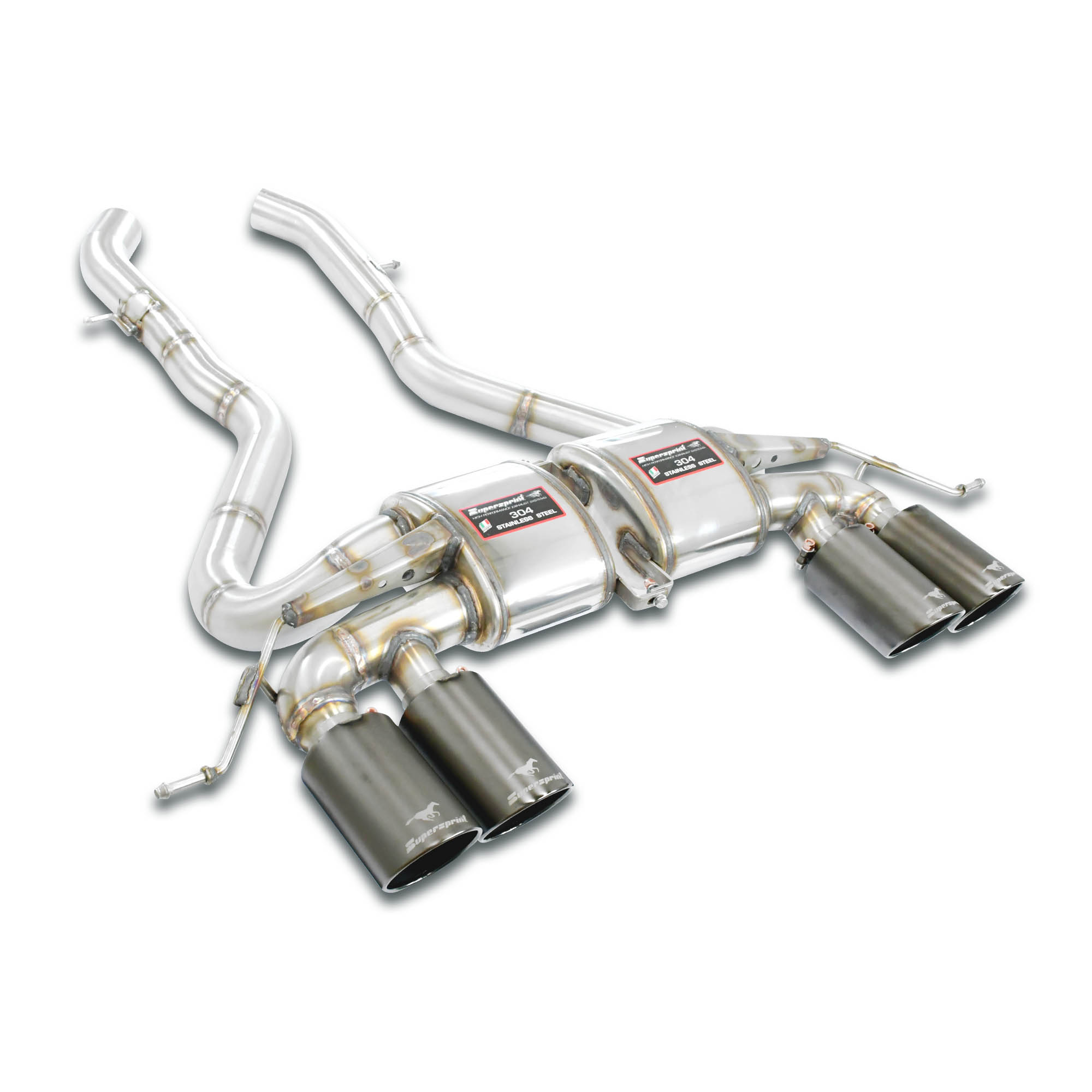 J-Pipe Race Package - complete Deletes the secondary catalytics + OPFs  + mid resonator