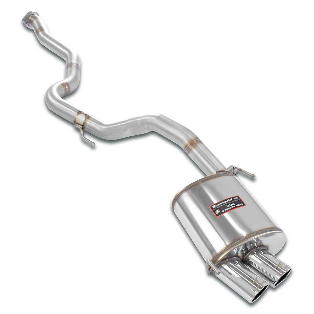 Centre pipe + rear exhaust Racing OO80