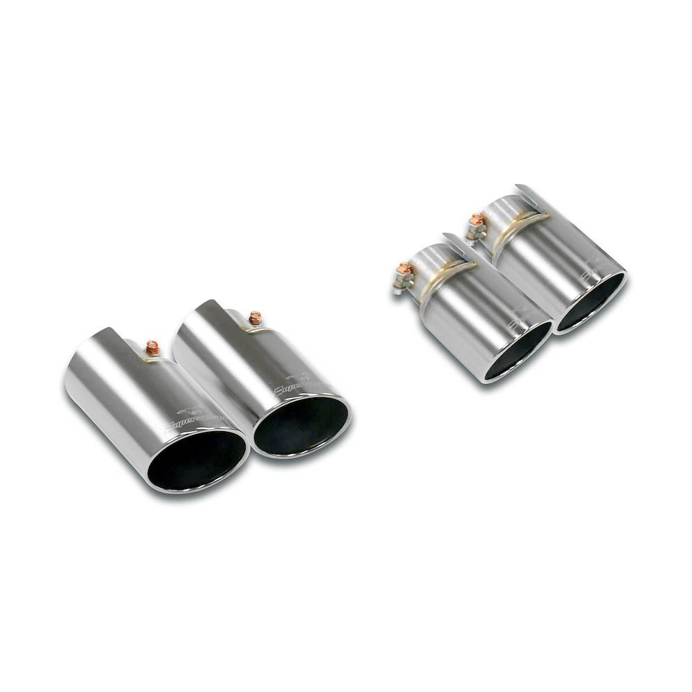 Endpipe kit Right OO100 - Left OO100 Gun Metal Grey
