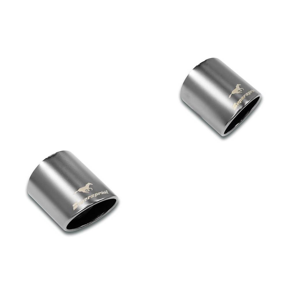 Colas de escape Derecha-Izquierda Gun Metal Grey O 120