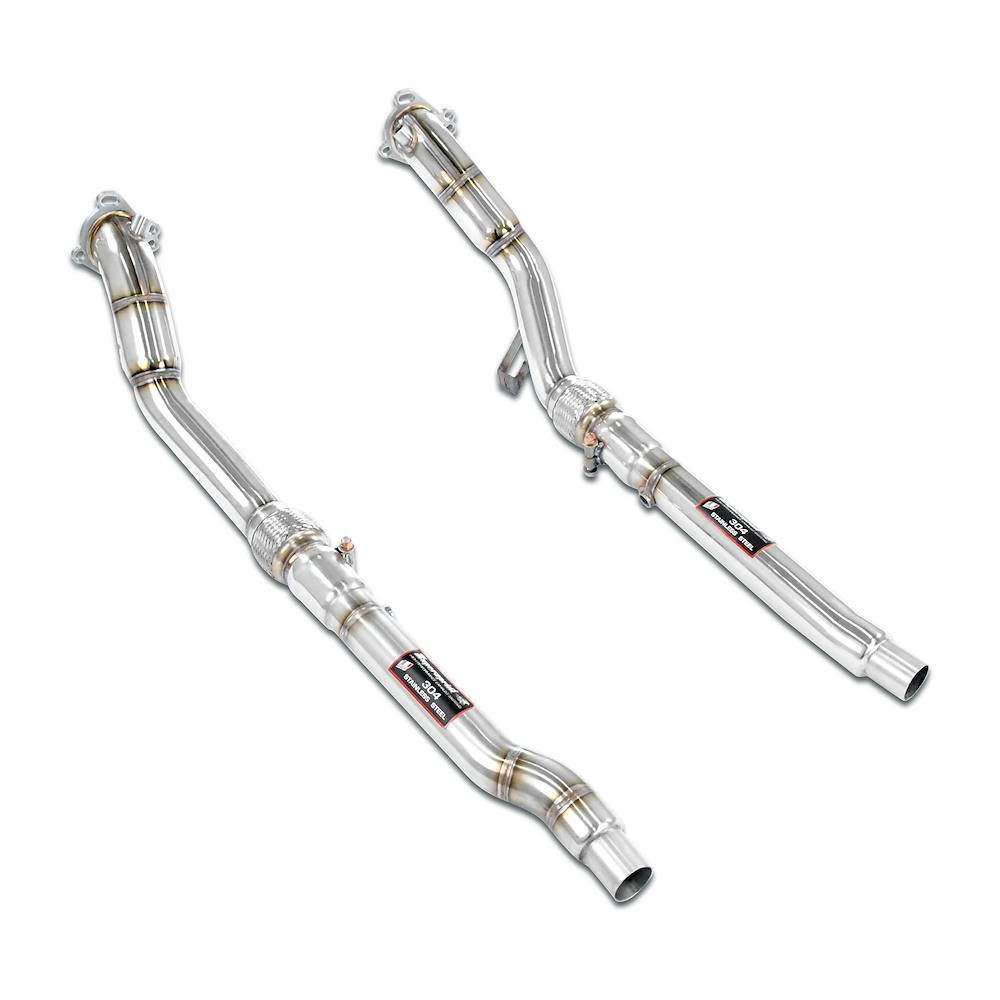 Descente tube Droite + Gauche (remplace catalyseur)