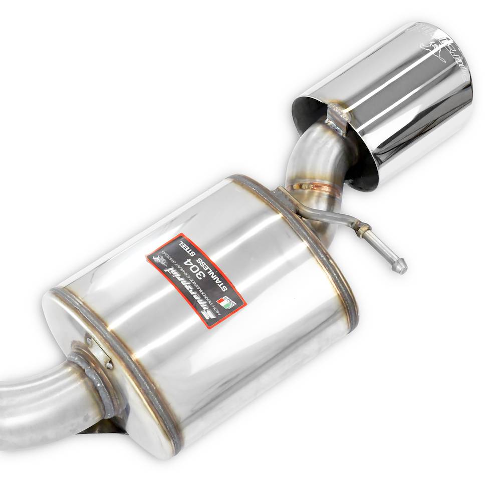 Rear exhaust Left Racing 150x105