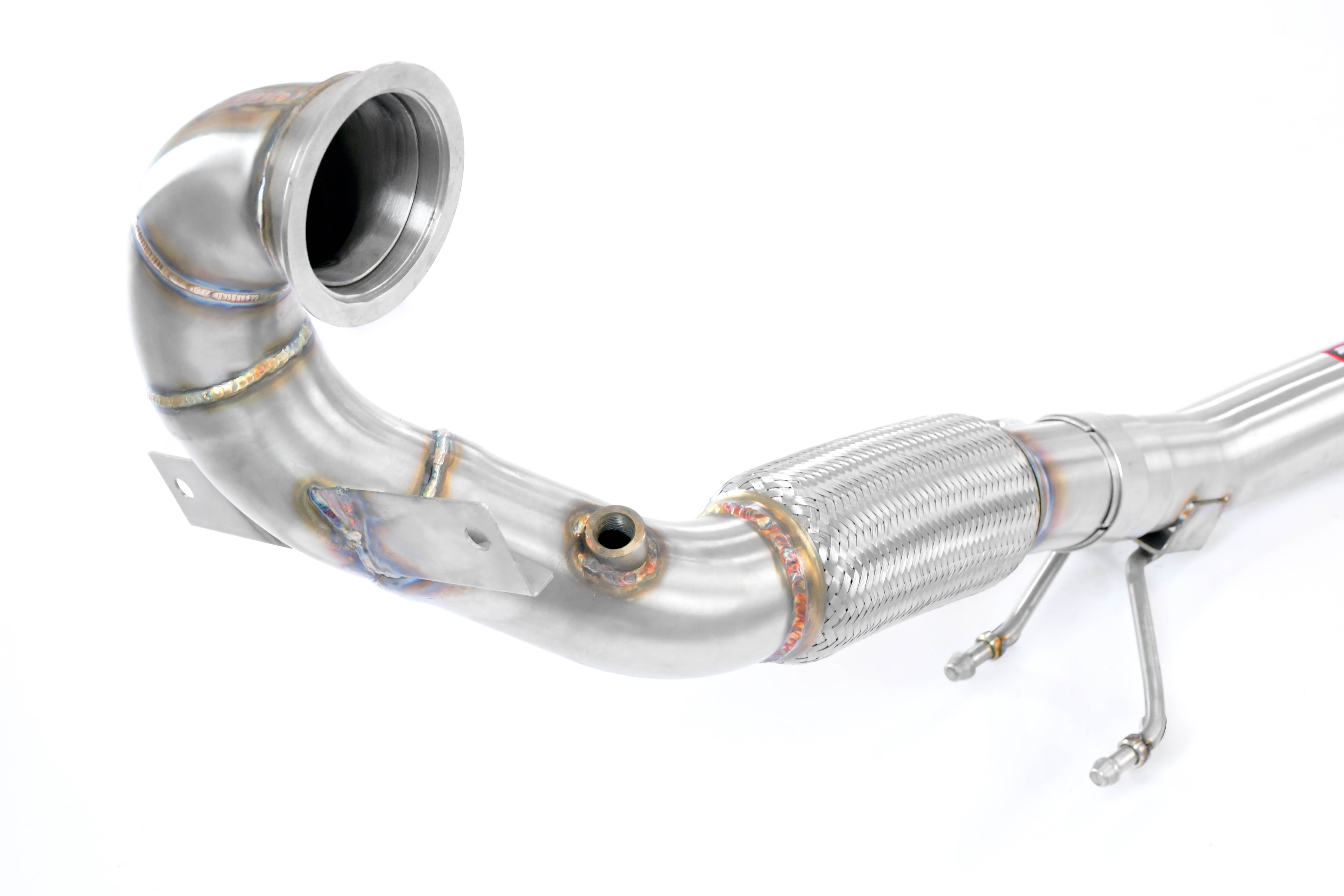 Turbo downpipe kit for OEM centre exhaust (Replaces catalytic converter)