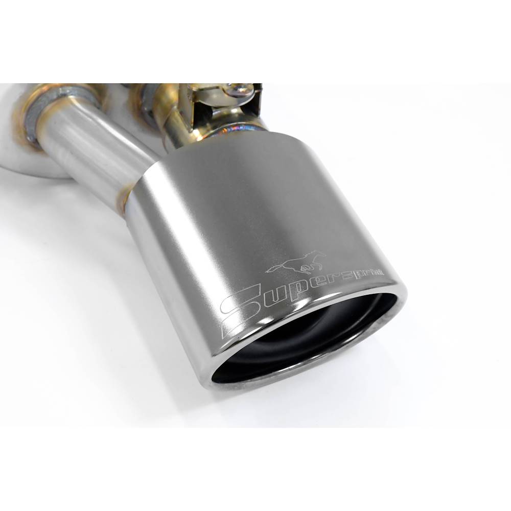 Silencieux arrière Droite 150x105 avec valve