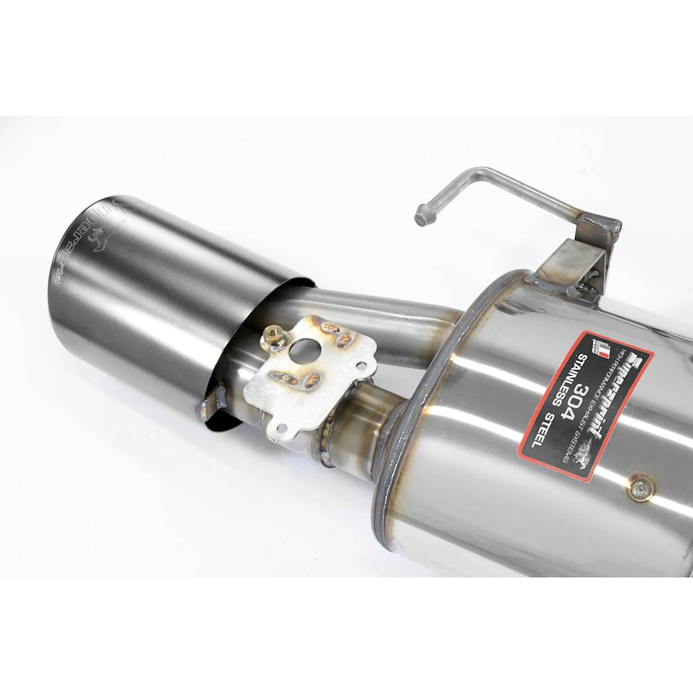 Silencieux arrière Droite 150x105 avec valve