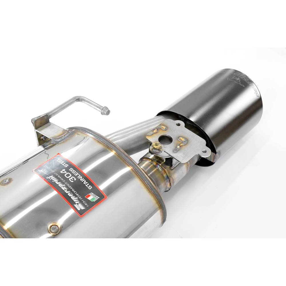 Silencieux arrière Gauche 150x105 avec valve