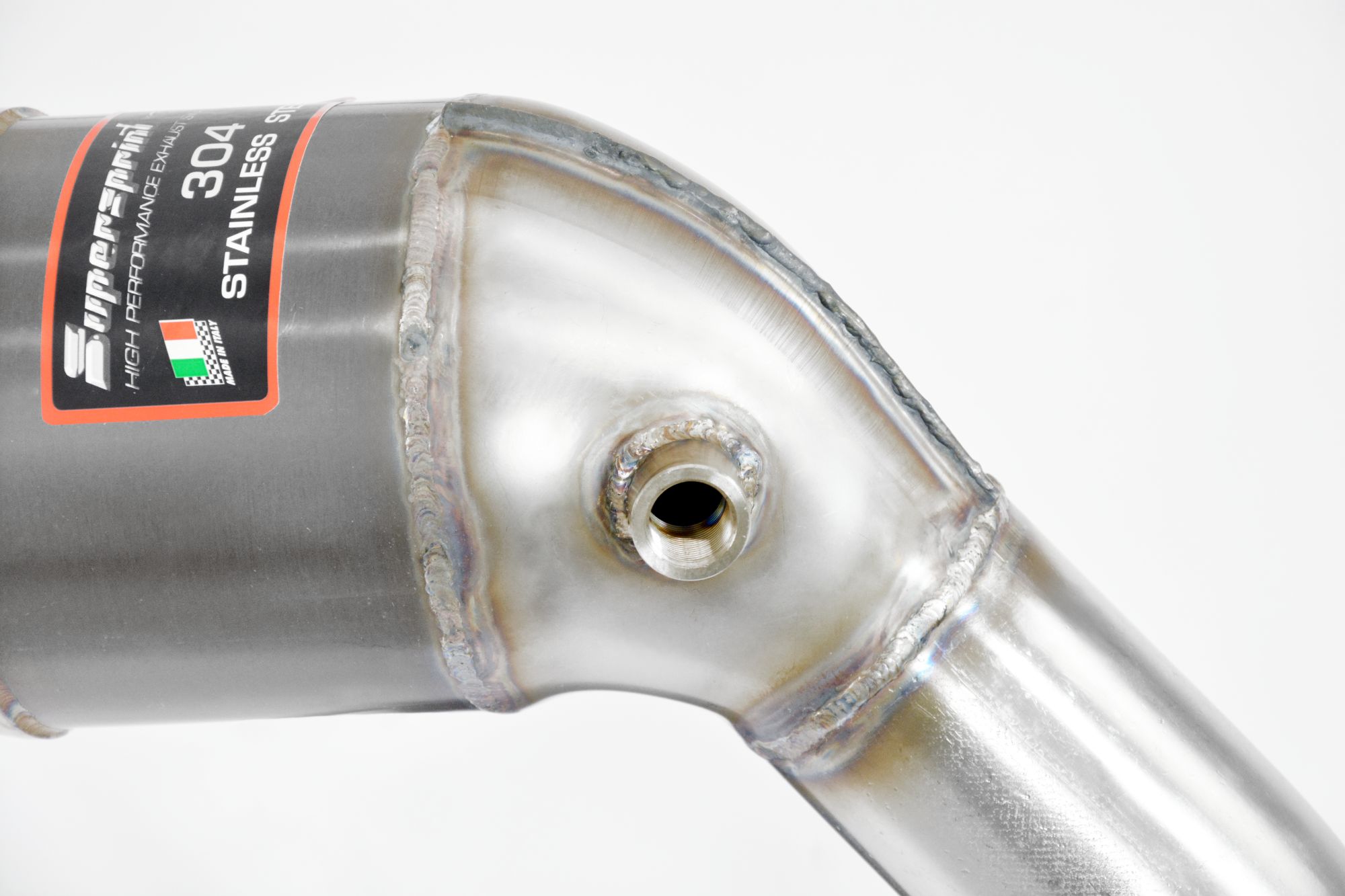 Downpipe Links + Sport Metallkatalysator (Left Hand Drive / Right Hand Drive)